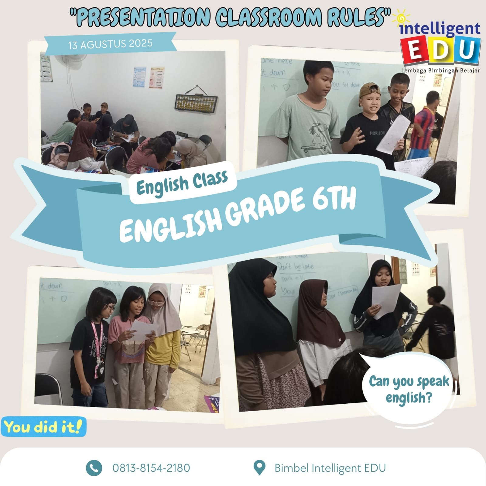 English Course Grade 6th